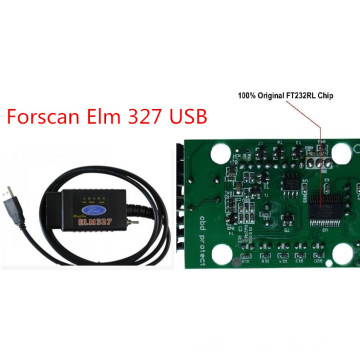 Изменение Forscan Elm327 USB с переключатель 500 КБ Elmconfig оригинальные Ftdi чипа